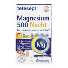 Viên uống Tetesept Magnesium 500 Nacht 30 viên